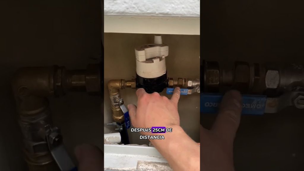 instalación de contadores de agua individuales